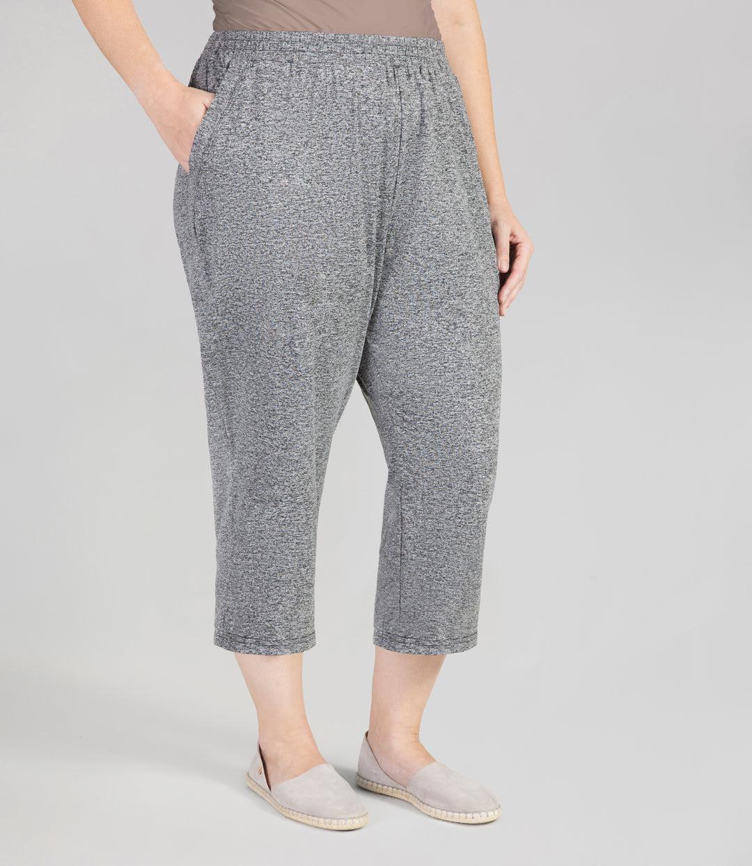 Plus Size SoftWik Long Capris with Pockets Basic Colors Plus Size SoftWik Long Capris with Pockets Basic Colors
