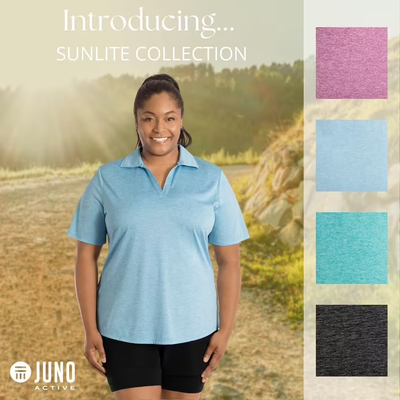 JunoActive Continues to Empower Active Plus Size Women With the Launch of SunLite™ – An All New UPF 50 Plus-Size Clothing Line