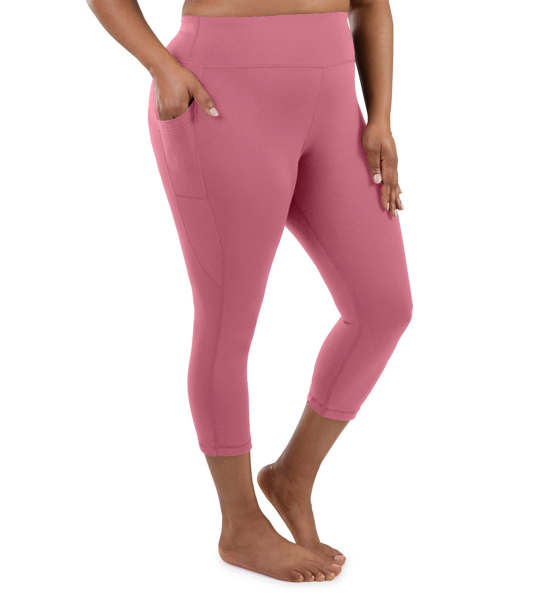 JunoStretch Side Pocket Capris Classic Colors JunoActive Plus