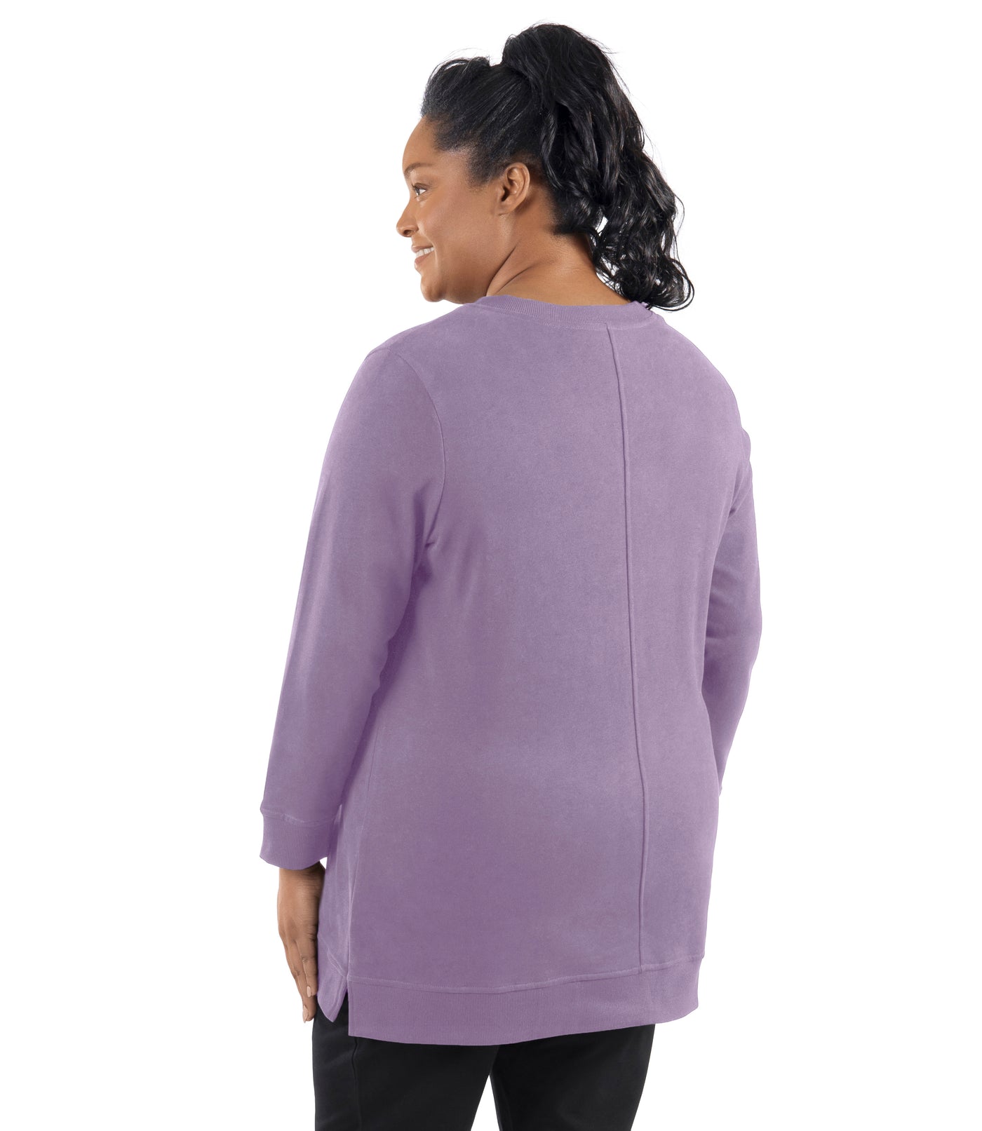 Legacy Cotton Casual V-neck Long Sleeve Tunic Classic Colors