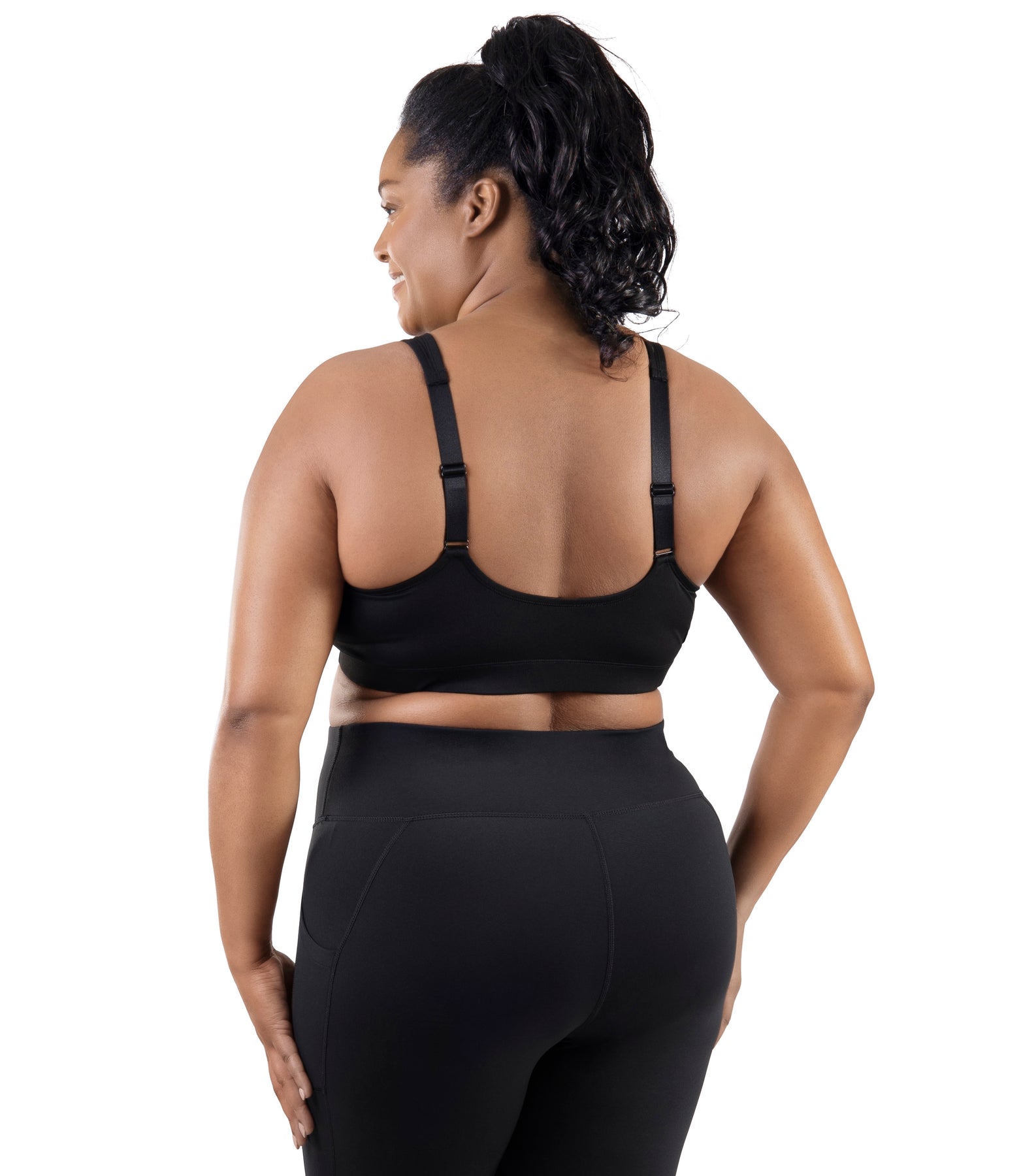 YWDJ Womens Sports Bras Plus Size Front Closure Zip Snap Zip Up Yoga Bras  High Impact Sports Front Close for Full Figured Cross Large Size High Waist